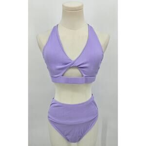 Baltic Born Del Mar Ribbed Bikini Set - Lilac